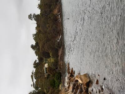 looking east from Deep Water Jetty